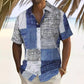 📢📢50% OFF !!⏰Men's Contrast Color Pattern Shirt