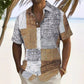 📢📢50% OFF !!⏰Men's Contrast Color Pattern Shirt