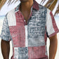 📢📢50% OFF !!⏰Men's Contrast Color Pattern Shirt