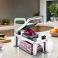 Multifunctional 9-Blade Food Chopper with Storage Container