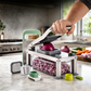 Multifunctional 9-Blade Food Chopper with Storage Container
