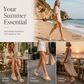 Women's Platform Wedge Sandals Straw Woven Ankle Strap Open Toe Shoes